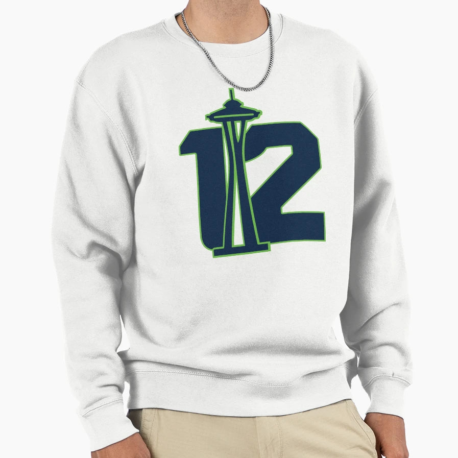 Seattles 12Th Sweatshirt - Trendy Graphic Men Women - T-Shirt, Sweatshirt, Hoodie
