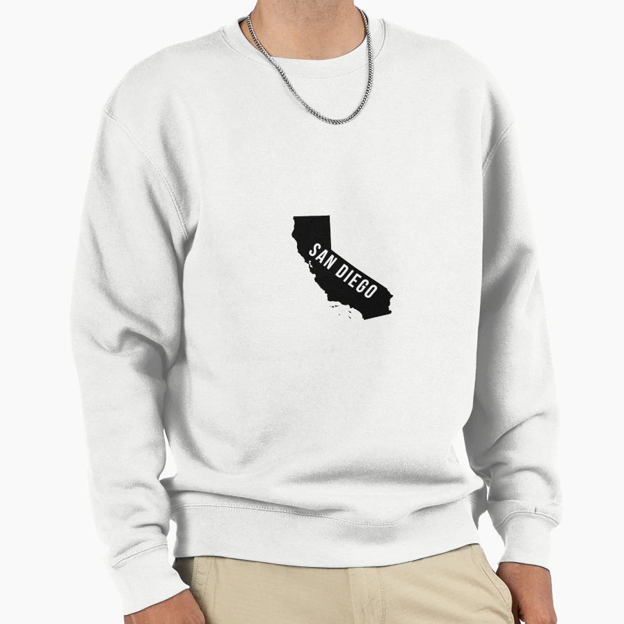 San Diego California State Sweatshirt - Fun Novelty Design Men Women - T-Shirt, Sweatshirt, Hoodie
