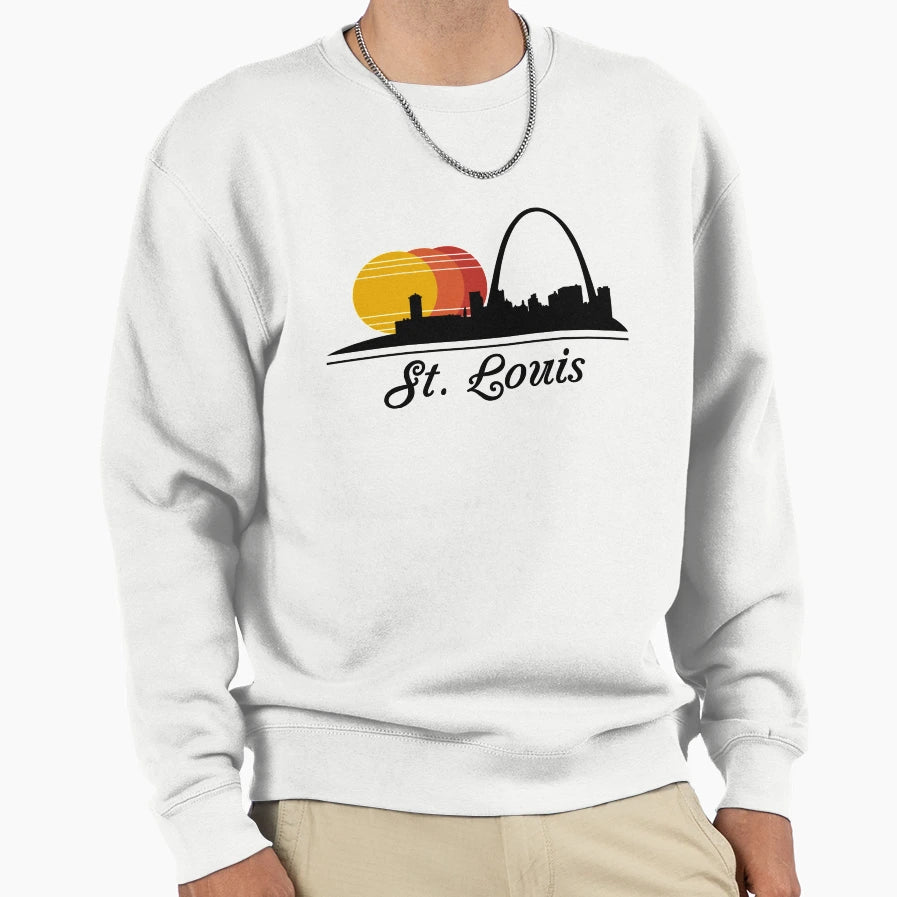 St Louis Sweatshirt - Novelty Apparel for Adults - T-Shirt, Sweatshirt, Hoodie
