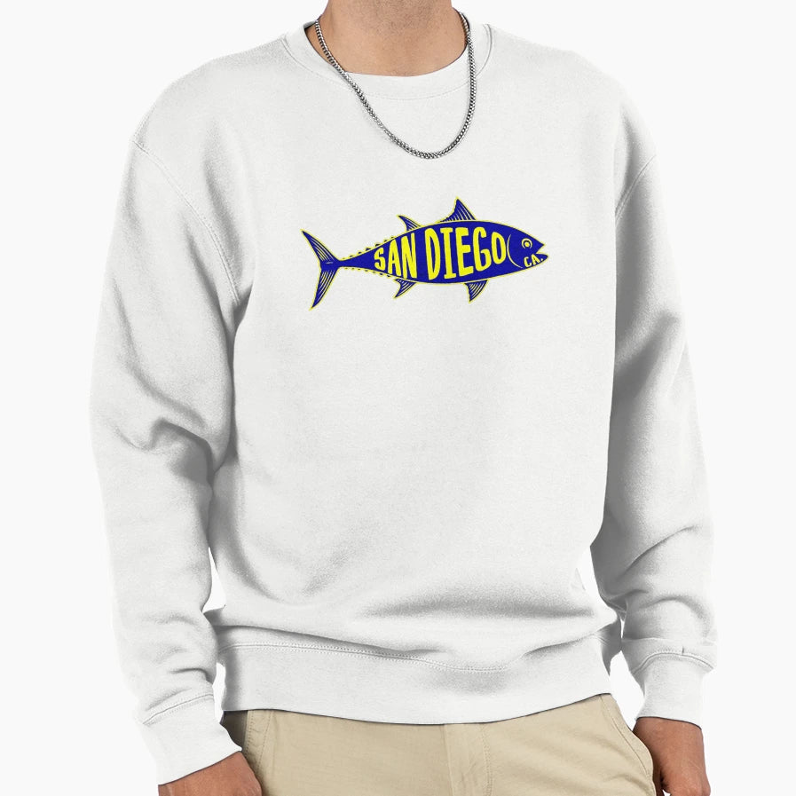 San Diego California Tuna Fishing Ca Sweatshirt - Minimalist Print Unisex - T-Shirt, Sweatshirt, Hoodie