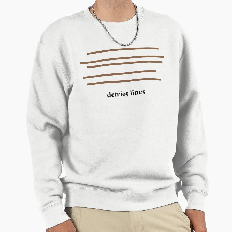 Detriot Lines Sweatshirt - Unique Graphic Unisex - T-Shirt, Sweatshirt, Hoodie