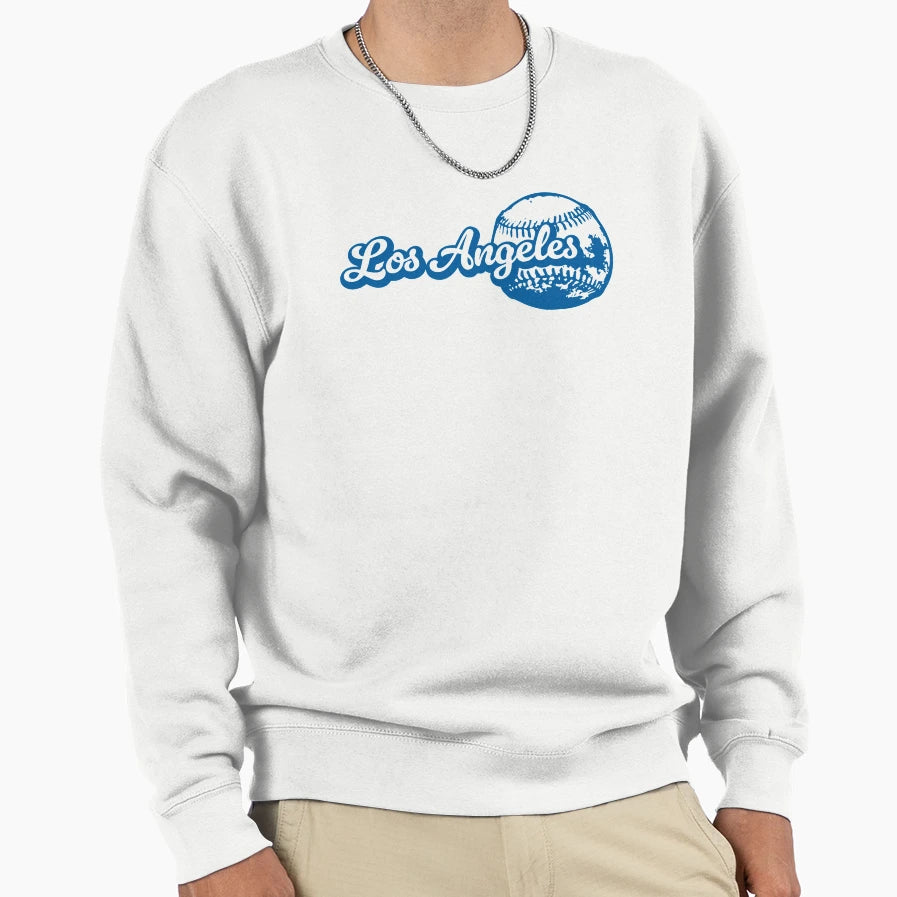 Los Angeles Baseball Sweatshirt - Novelty Apparel for Adults - T-Shirt, Sweatshirt, Hoodie