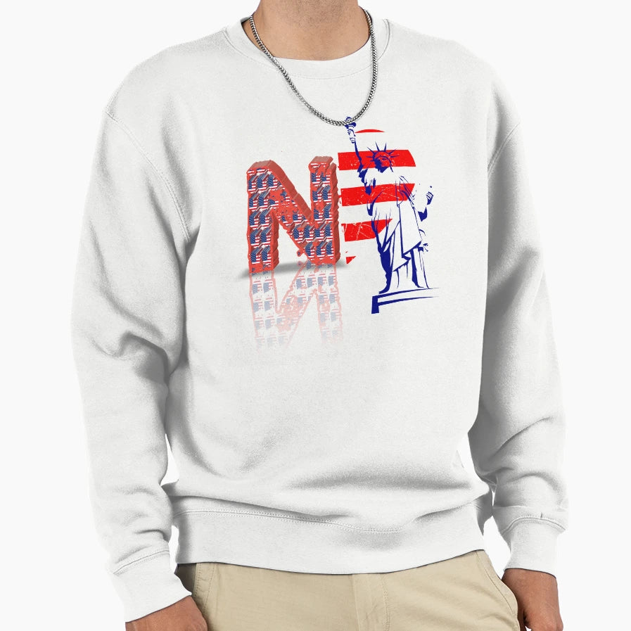Usa N Sweatshirt - Trendy Graphic for Adults - T-Shirt, Sweatshirt, Hoodie