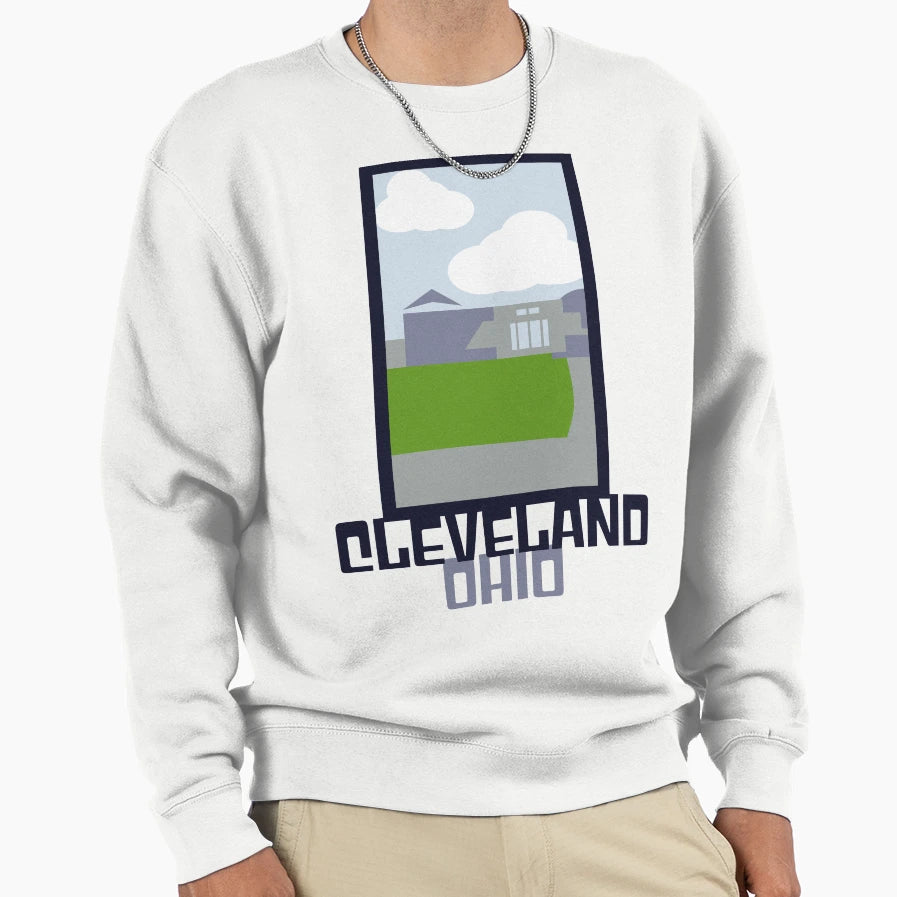 Cleveland Skyline Sweatshirt - Novelty Apparel Men Women - T-Shirt, Sweatshirt, Hoodie