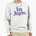 La Old English Text Purple Sweatshirt - Custom Art Print for Adults - T-Shirt, Sweatshirt, Hoodie
