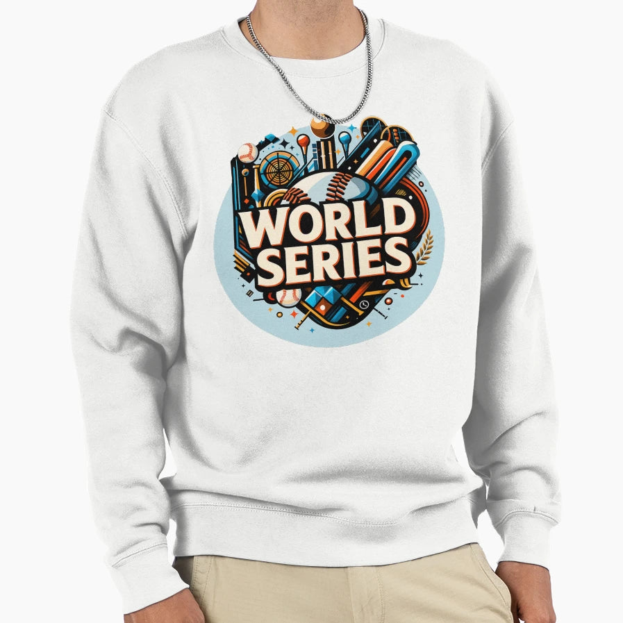 World Seriers 2 Baseball Sweatshirt - Unique Graphic Unisex - T-Shirt, Sweatshirt, Hoodie