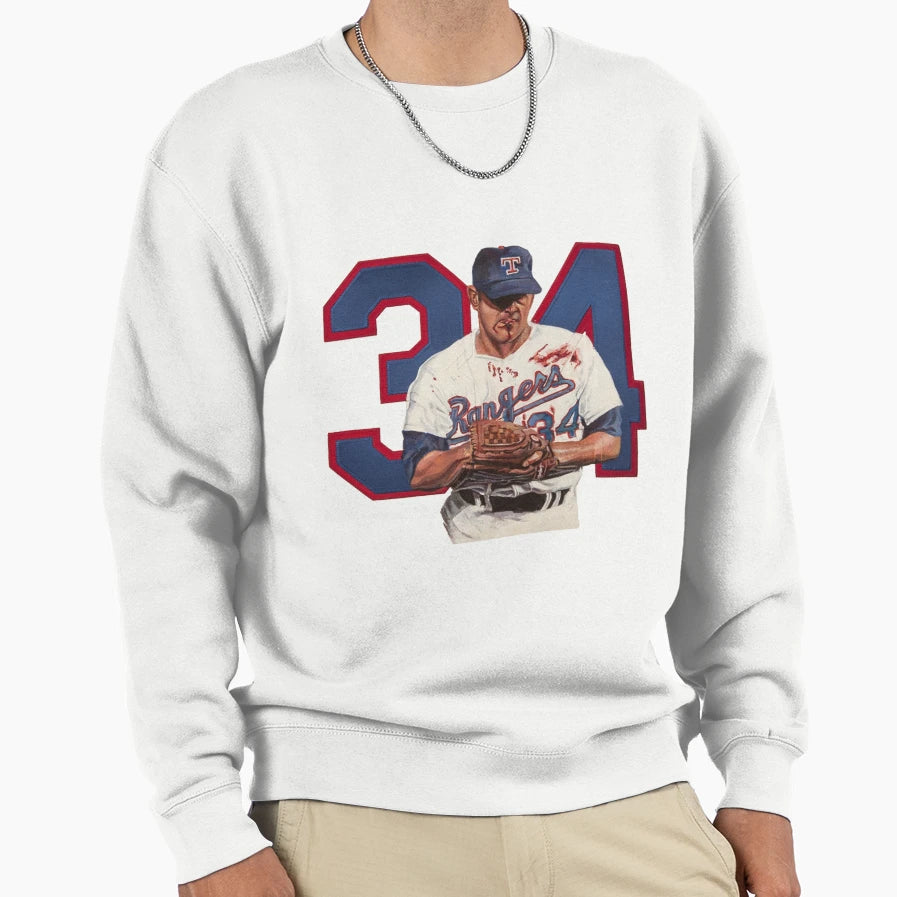 Nolan Ryan Sweatshirt - Fun Novelty Design for Adults - T-Shirt, Sweatshirt, Hoodie