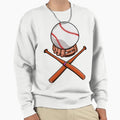 Baseball Pattern Sweatshirt - Novelty Apparel for Adults - T-Shirt, Sweatshirt, Hoodie