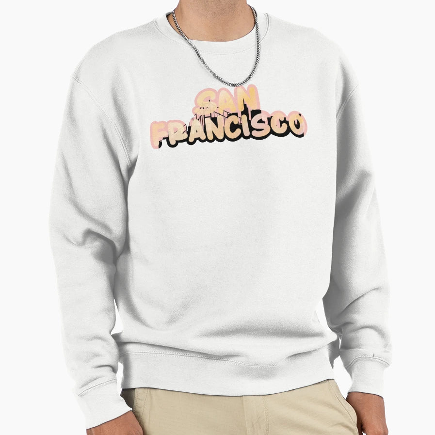 San Francisco Skyline Sweatshirt - Minimalist Print for Adults - T-Shirt, Sweatshirt, Hoodie