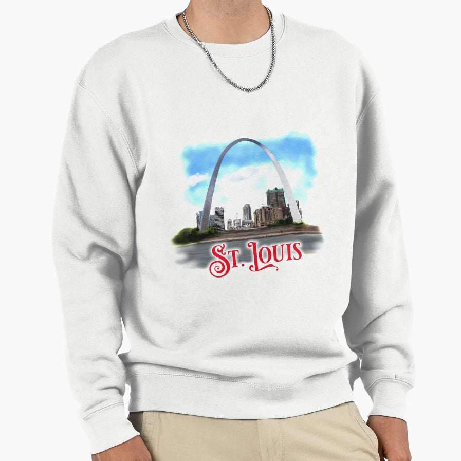 St Louis Sweatshirt - Casual Everyday Wear for Adults - T-Shirt, Sweatshirt, Hoodie