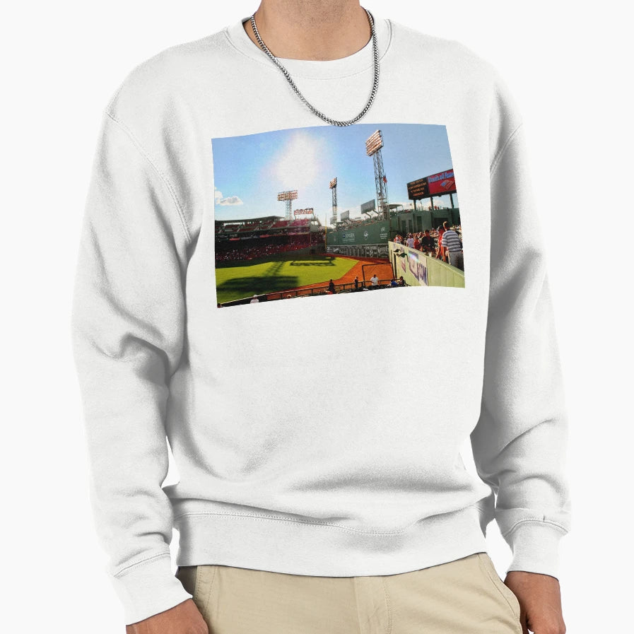Green Monster Fenway Park Boston Sweatshirt - Aesthetic Graphic for Adults - T-Shirt, Sweatshirt, Hoodie