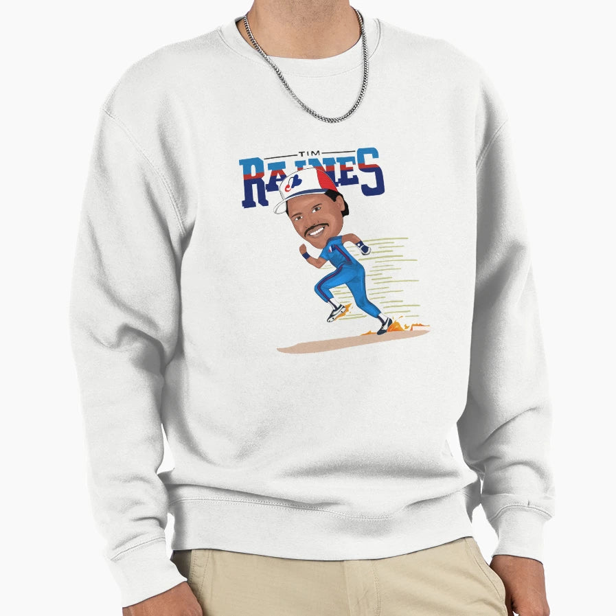 Tim Rock Raines Sweatshirt - Custom Art Print Men Women - T-Shirt, Sweatshirt, Hoodie