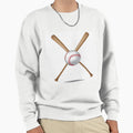 Baseball Bats And Baseball Sweatshirt - Minimalist Print Unisex - T-Shirt, Sweatshirt, Hoodie