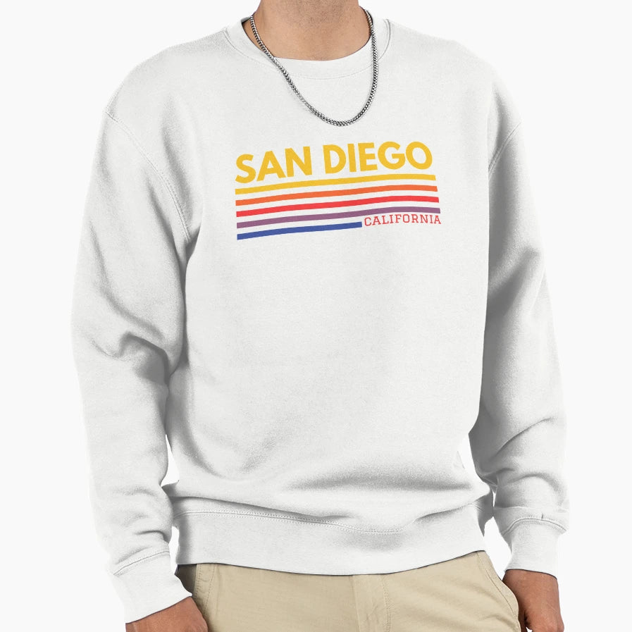 San Diego California Sweatshirt - Unique Graphic Unisex - T-Shirt, Sweatshirt, Hoodie