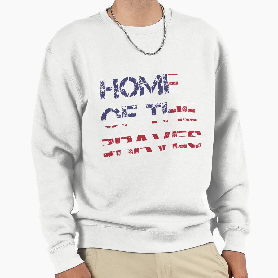 Usa Home Braves Sweatshirt - Trendy Graphic Unisex - T-Shirt, Sweatshirt, Hoodie