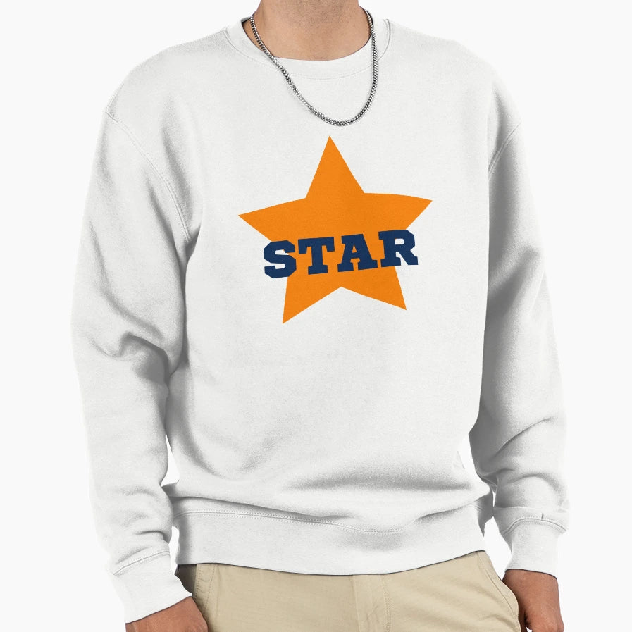 Star Sweatshirt - Streetwear Style for Adults - T-Shirt, Sweatshirt, Hoodie