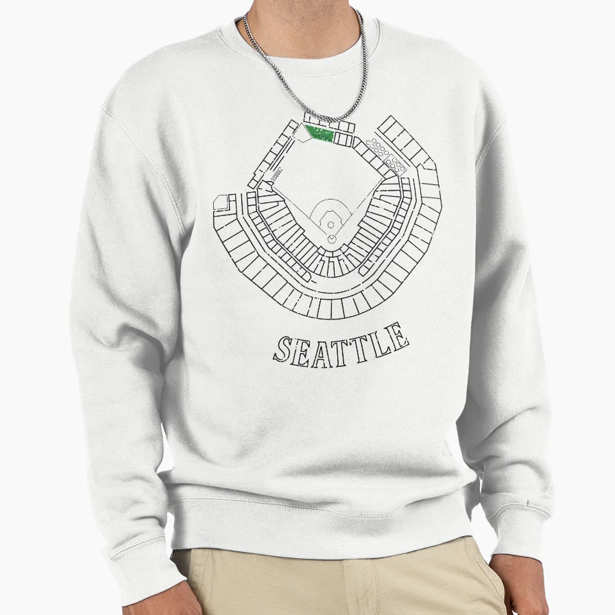 Safeco Field Sweatshirt - Novelty Apparel Men Women - T-Shirt, Sweatshirt, Hoodie