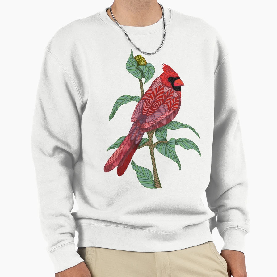 Virginia Cardinal Sweatshirt - Custom Art Print Unisex - T-Shirt, Sweatshirt, Hoodie