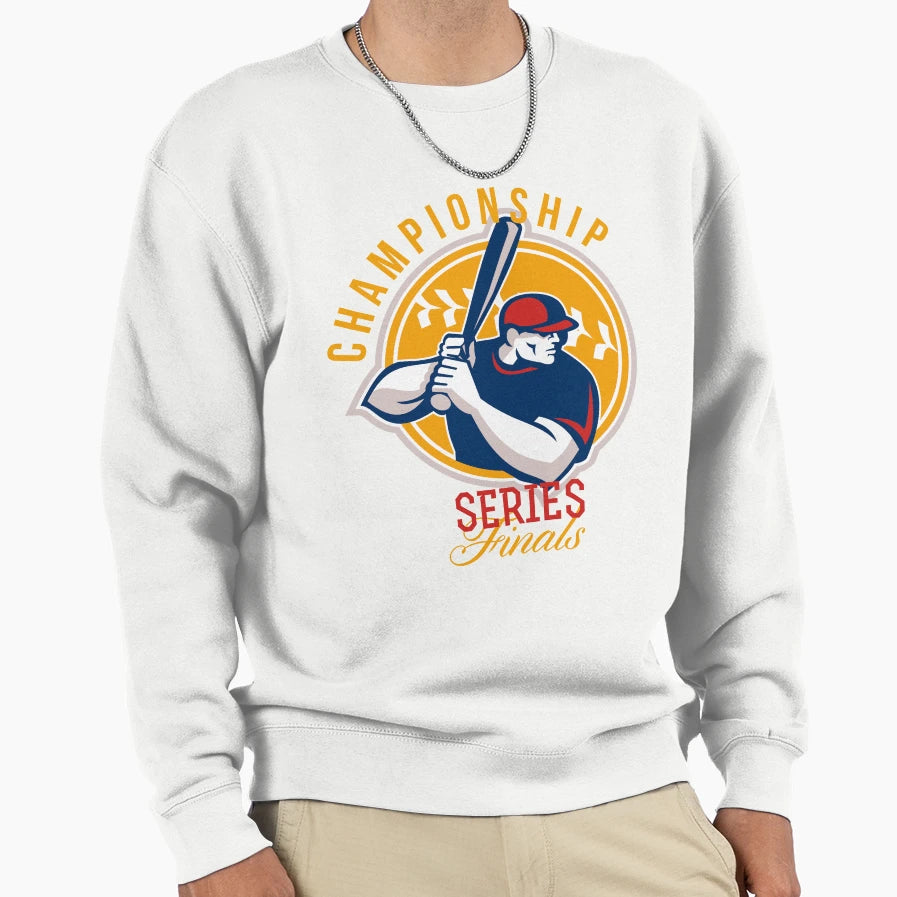 Championship Baseball Series Sweatshirt - Custom Art Print for Adults - T-Shirt, Sweatshirt, Hoodie
