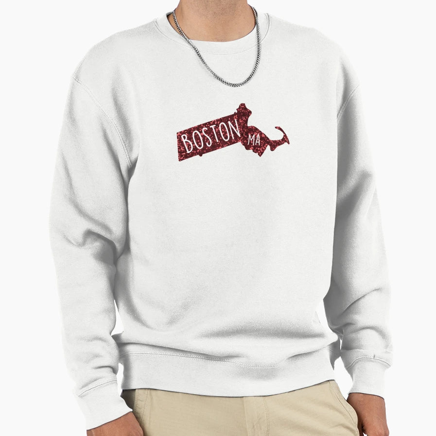 Boston Sweatshirt - Aesthetic Graphic Men Women - T-Shirt, Sweatshirt, Hoodie