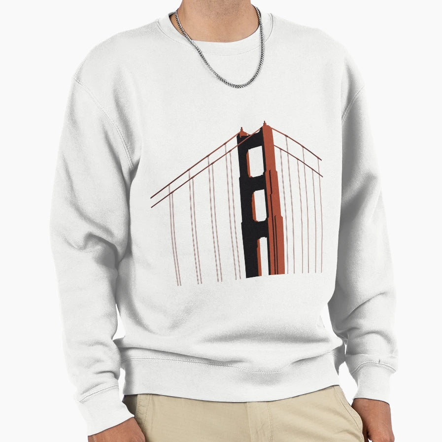 San Franciscos Iconic Golden Sweatshirt - Casual Everyday Wear for Adults - T-Shirt, Sweatshirt, Hoodie
