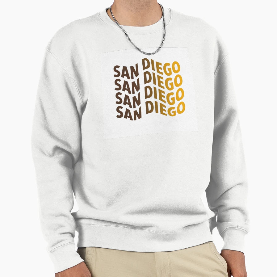 San Diego Waves Sweatshirt - Fun Novelty Design for Adults - T-Shirt, Sweatshirt, Hoodie