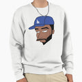 Baseball Cap Evan Sweatshirt - Novelty Apparel for Adults - T-Shirt, Sweatshirt, Hoodie