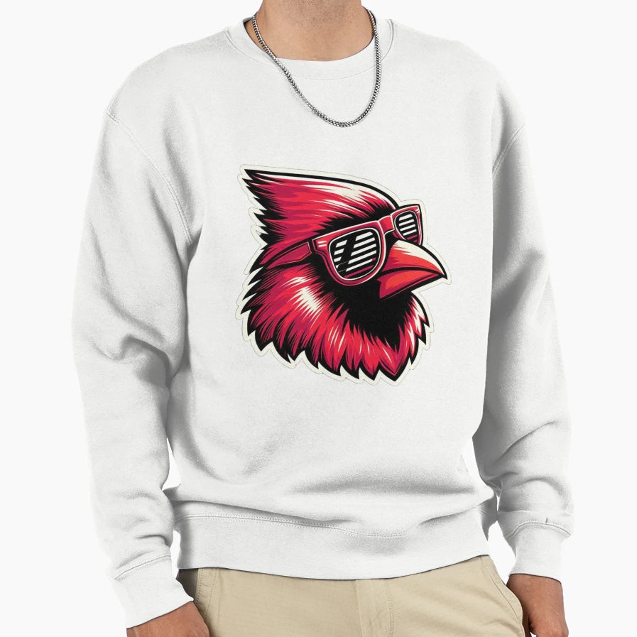 Chill Cardinal Sweatshirt - Streetwear Style Men Women - T-Shirt, Sweatshirt, Hoodie