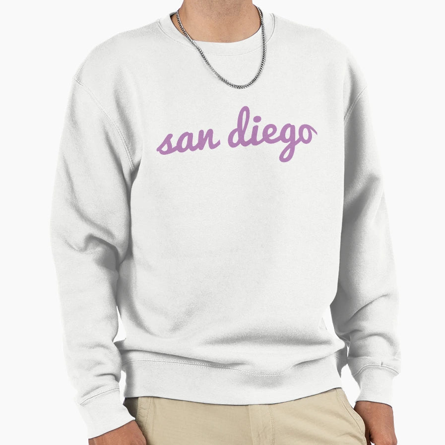 San Diego Purple Sweatshirt - Novelty Apparel Unisex - T-Shirt, Sweatshirt, Hoodie