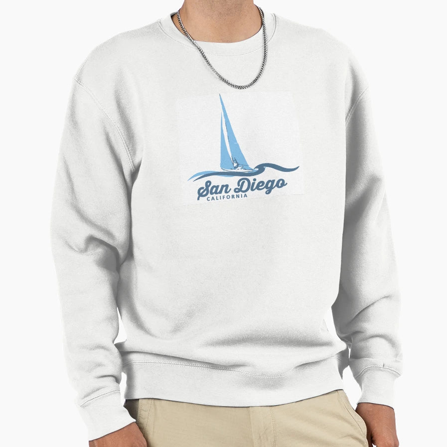 San Diego California Sweatshirt - Trendy Graphic for Adults - T-Shirt, Sweatshirt, Hoodie