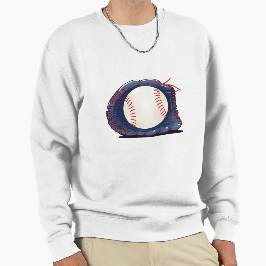 Baseball Glove Sweatshirt - Graphic Print for Adults - T-Shirt, Sweatshirt, Hoodie