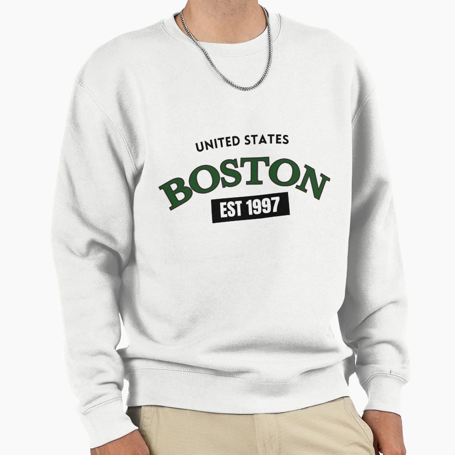 Boston 97 Sweatshirt - Aesthetic Graphic Men Women - T-Shirt, Sweatshirt, Hoodie
