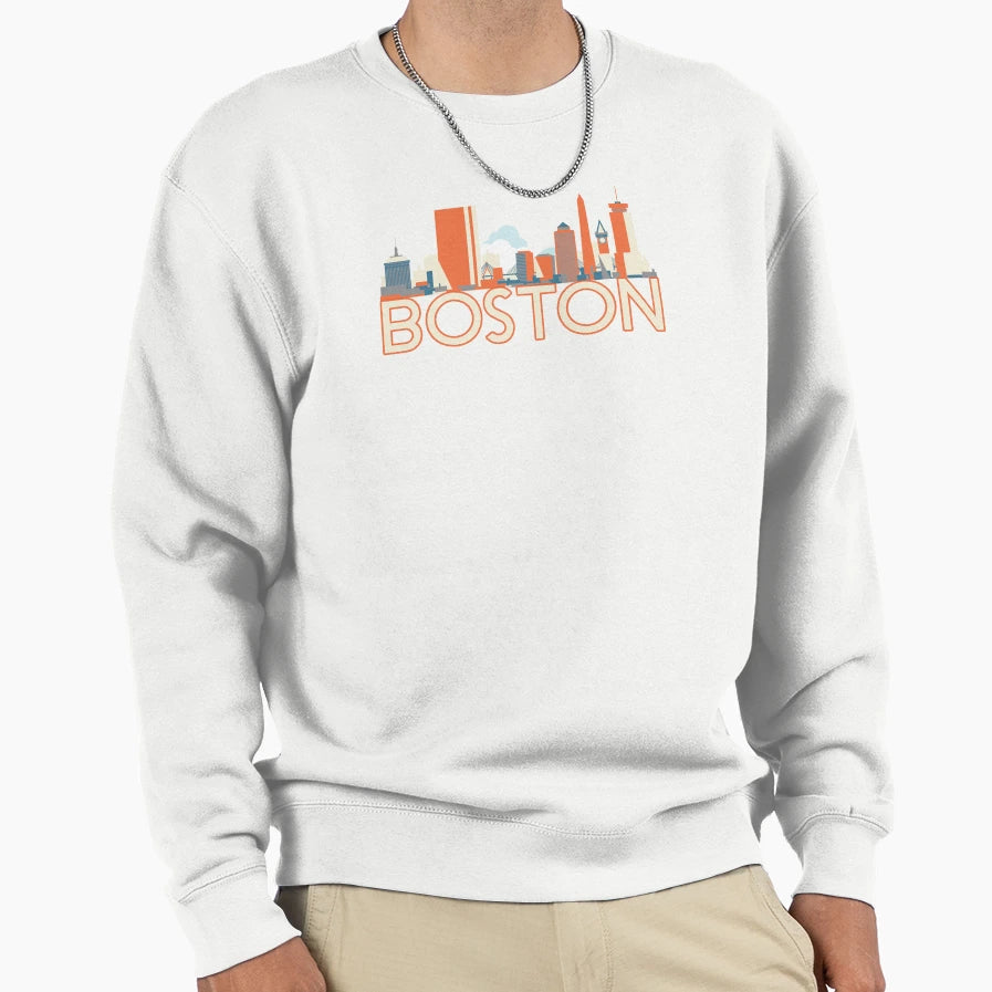 Boston Massachusetts Sweatshirt - Fun Novelty Design Unisex - T-Shirt, Sweatshirt, Hoodie