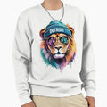 Detroit Lion Sweatshirt - Fun Novelty Design Men Women - T-Shirt, Sweatshirt, Hoodie