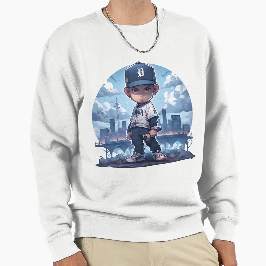 Eminem Cartoon Character Sweatshirt - Aesthetic Graphic Men Women - T-Shirt, Sweatshirt, Hoodie
