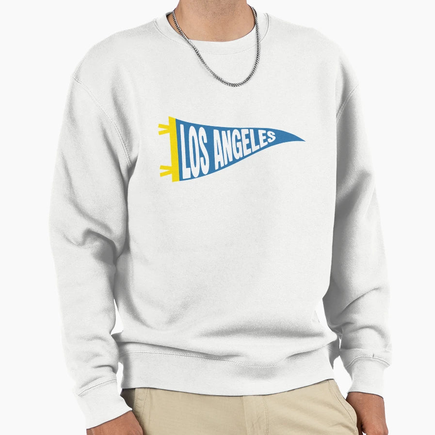 Los Angeles California Pennant Sweatshirt - Fun Novelty Design Unisex - T-Shirt, Sweatshirt, Hoodie