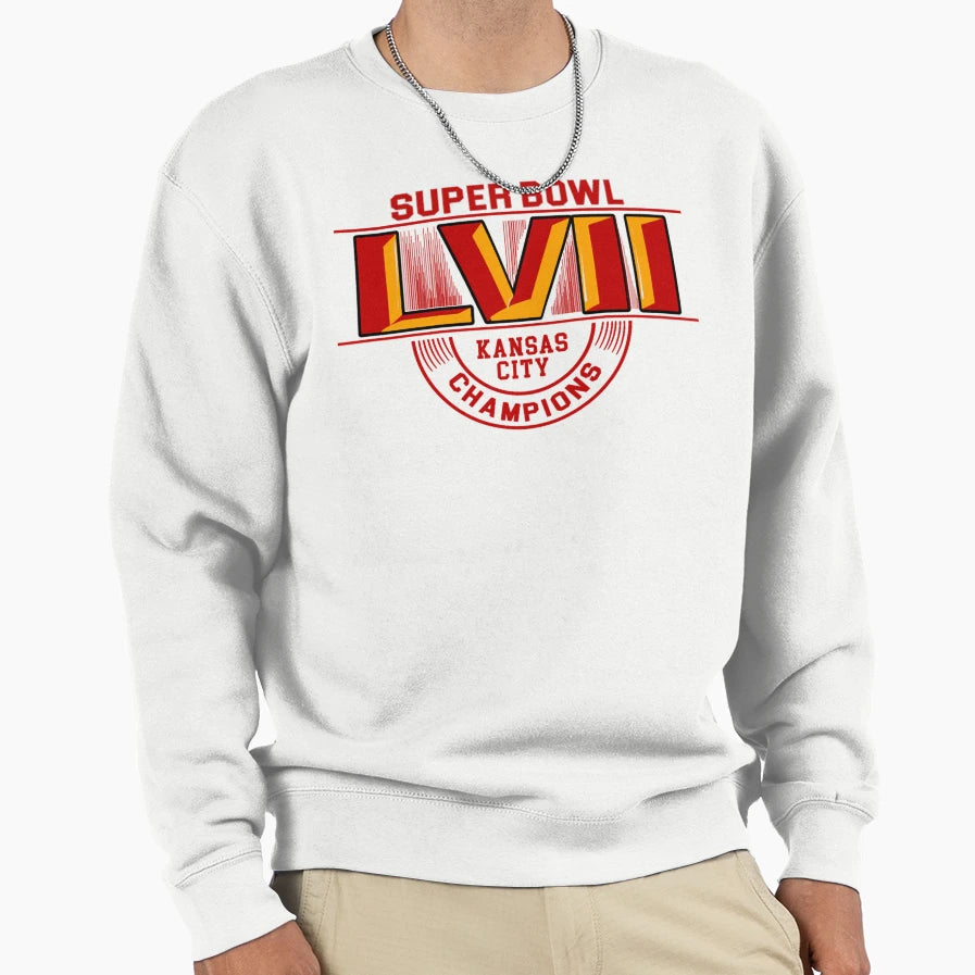 Kansas City Chiefs Super Bowl Lvii Sweatshirt - Trendy Graphic for Adults - T-Shirt, Sweatshirt, Hoodie