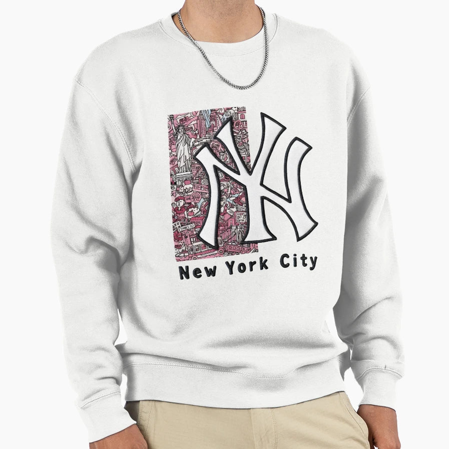 Ring Nyc To Life Unique Doodle Sweatshirt - Fun Novelty Design Unisex - T-Shirt, Sweatshirt, Hoodie