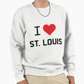 I Love St Louis Sweatshirt - Graphic Print Unisex - T-Shirt, Sweatshirt, Hoodie