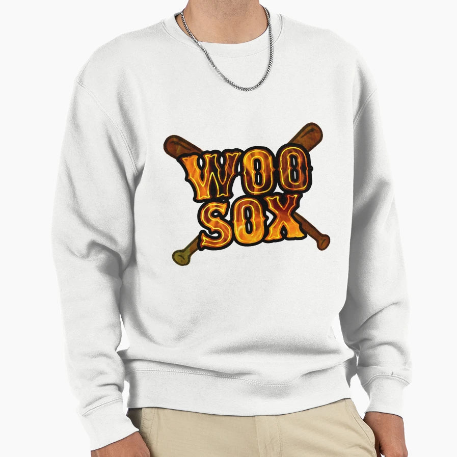 Worcester Woosox Fitted V Neck Sweatshirt - Custom Art Print Unisex - T-Shirt, Sweatshirt, Hoodie