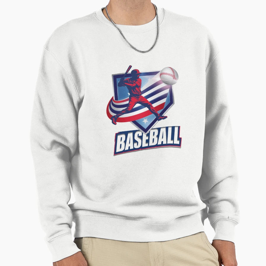 Baseball Sweatshirt - Streetwear Style Men Women - T-Shirt, Sweatshirt, Hoodie