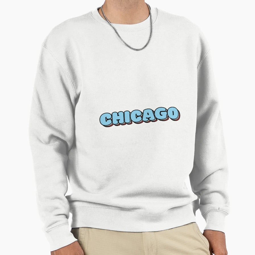 Chicago Sweatshirt - Minimalist Print Unisex - T-Shirt, Sweatshirt, Hoodie