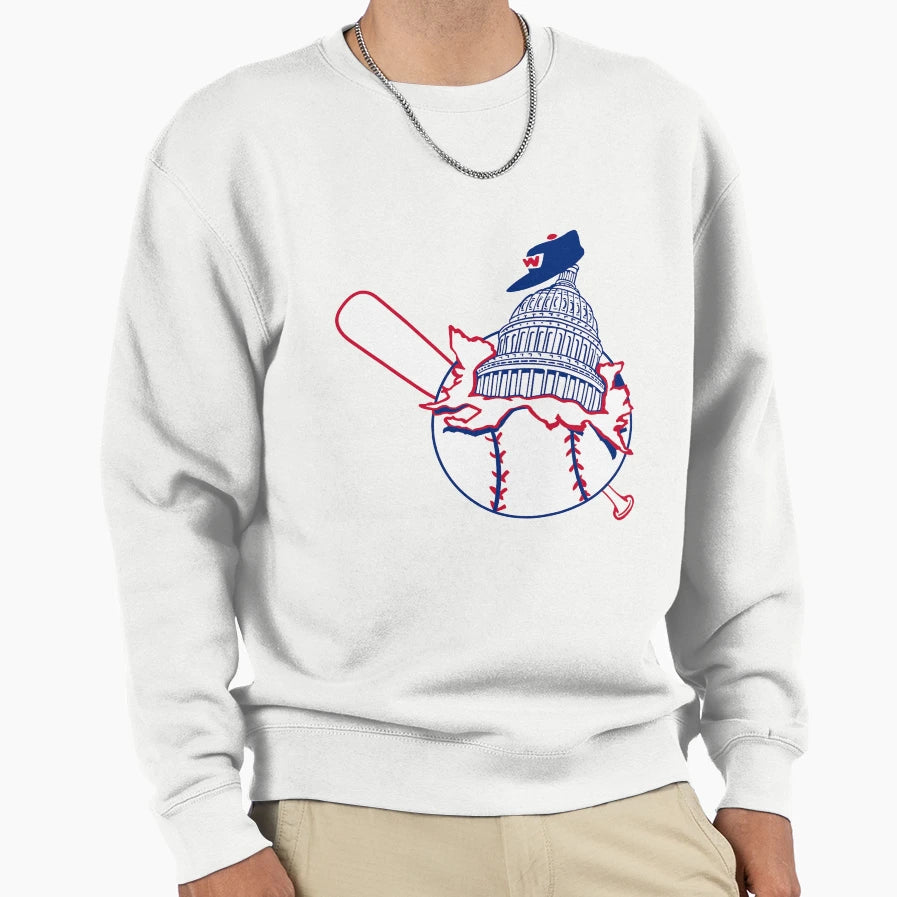 Washington Senators Alternate Logo Sweatshirt - Graphic Print for Adults - T-Shirt, Sweatshirt, Hoodie