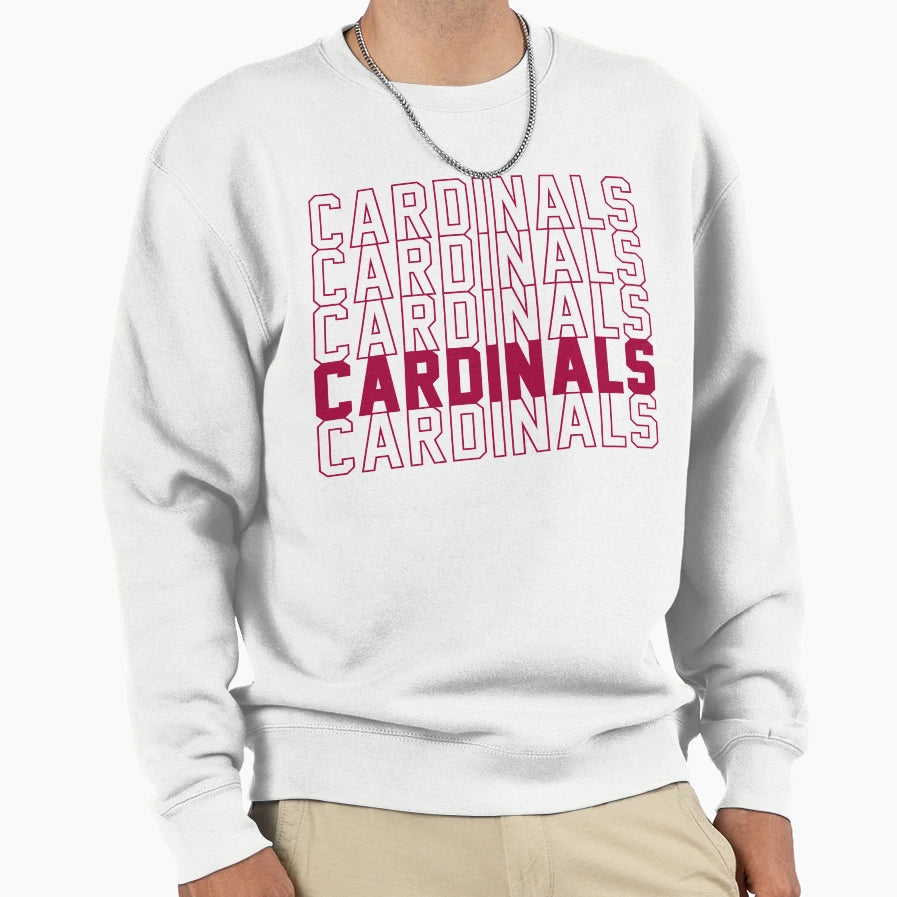 Cardinals Sweatshirt - Novelty Apparel for Adults - T-Shirt, Sweatshirt, Hoodie