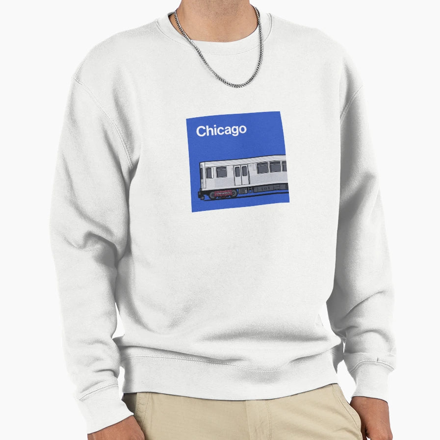 Chicago 5000 Series Blue World Sweatshirt - Streetwear Style for Adults - T-Shirt, Sweatshirt, Hoodie