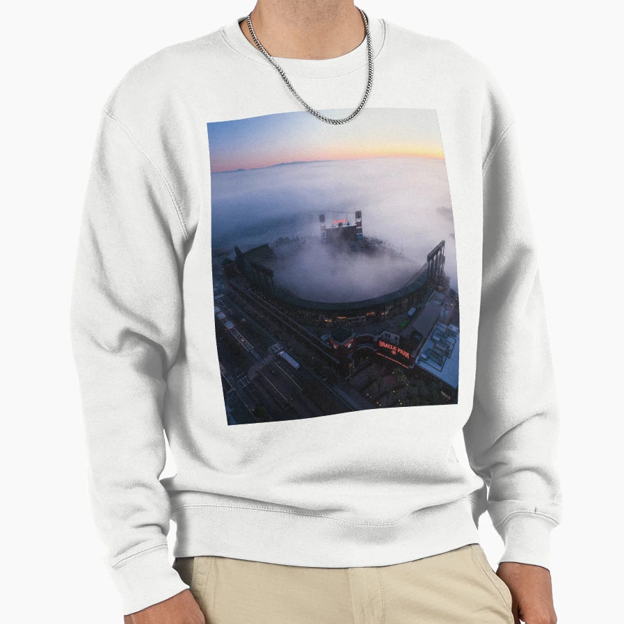 Sunrise Over Oracle Park Sweatshirt - Custom Art Print Unisex - T-Shirt, Sweatshirt, Hoodie