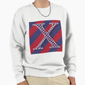 Letter X Americana Old Glory Red Sweatshirt - Trendy Graphic for Adults - T-Shirt, Sweatshirt, Hoodie
