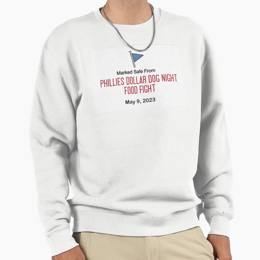 Rip Phillies Dollar Dog Night Food Fight Sweatshirt - Unique Graphic Unisex - T-Shirt, Sweatshirt, Hoodie