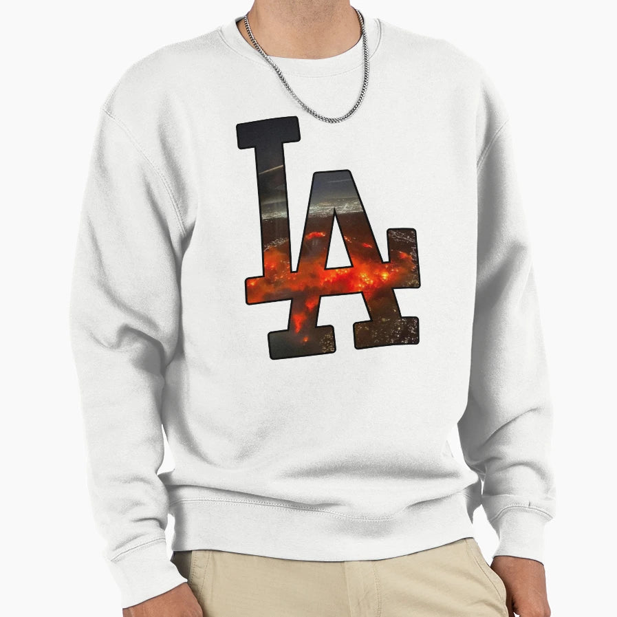 L Fire Sweatshirt - Casual Everyday Wear Unisex - T-Shirt, Sweatshirt, Hoodie