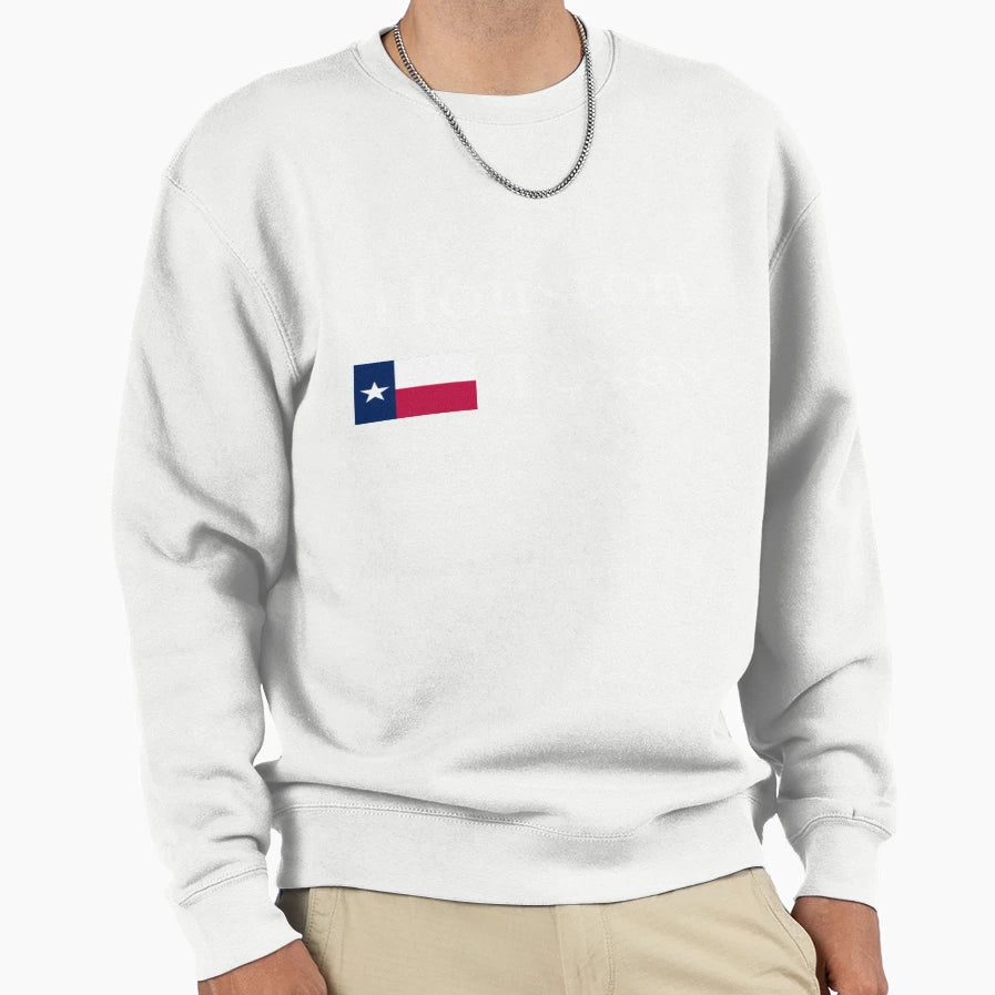 Houston Texas Stylish Prints Sweatshirt - Minimalist Print Men Women - T-Shirt, Sweatshirt, Hoodie
